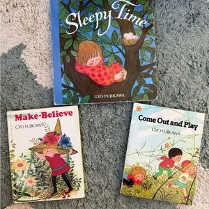 Gyo Fujikawa Vintage Children's Book Set.